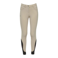Cavalleria Toscana Girls Color Grip ridbyxa barn - Beige