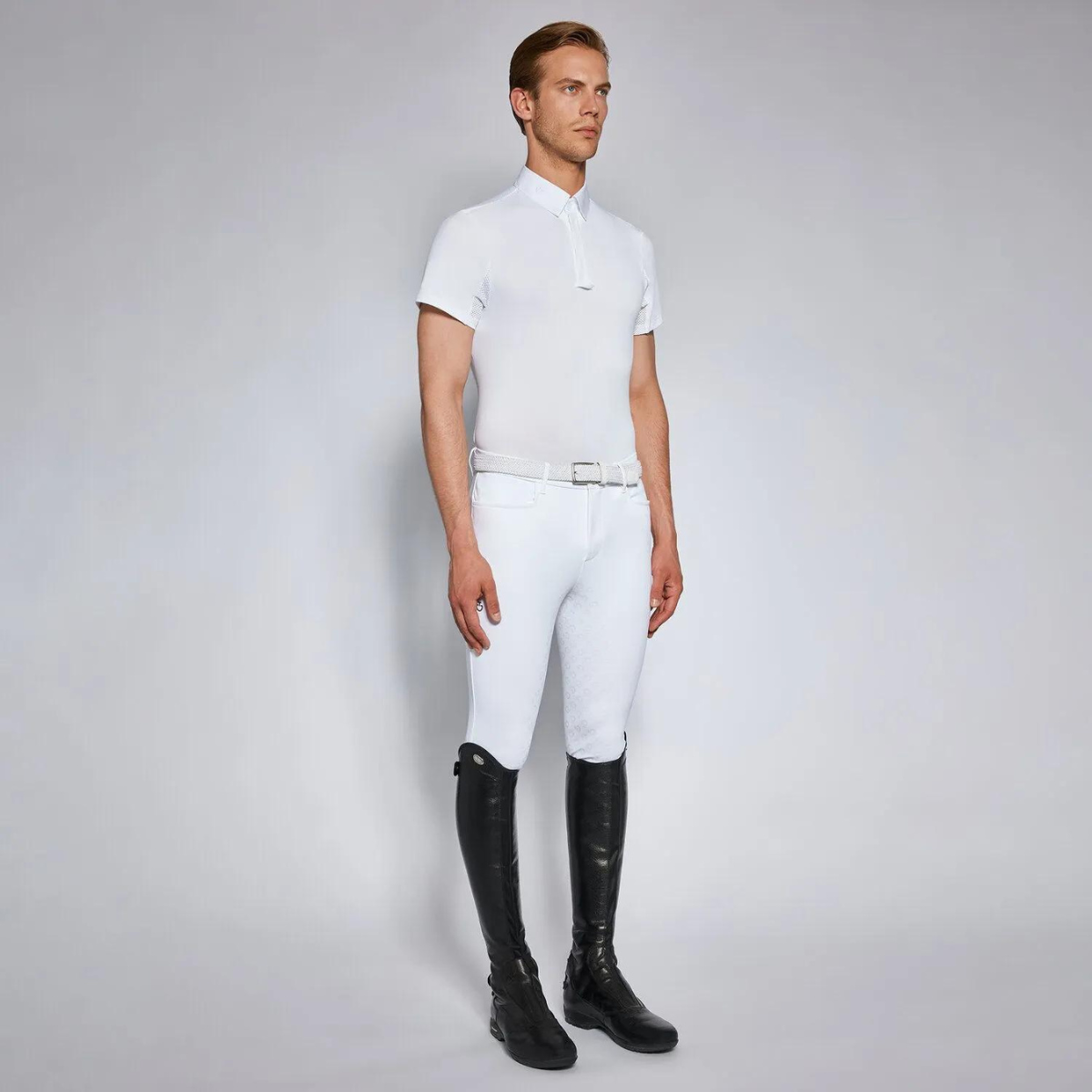 Cavalleria Toscana Tech Piquet Men's Competition Polo