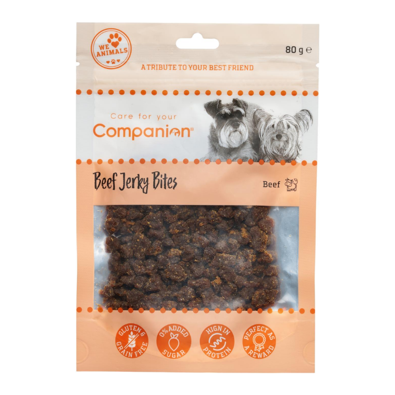Companion Beef Jerky Bites 80g