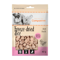Companion Freeze-dried dice Duck 40g