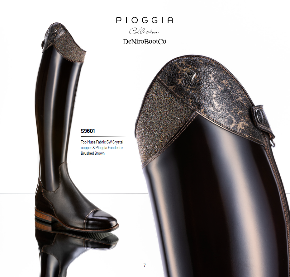 DeNiro Boot S9601 Dressyrstövel Musa Pioggia - Brushed Brown