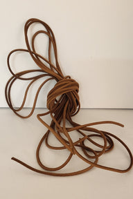 DeNiroBootCo Long leather shoelaces