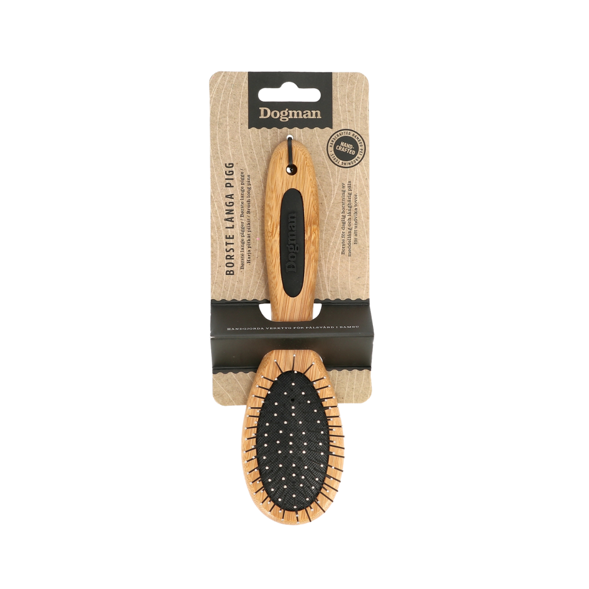 Dogman Borste långa pigg Bamboo