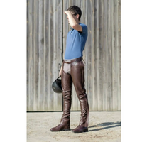 Dyon Long chaps i skinn utan frans