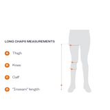 Dyon Long chaps i skinn utan frans