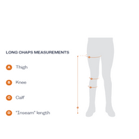 Dyon Long chaps i skinn utan frans