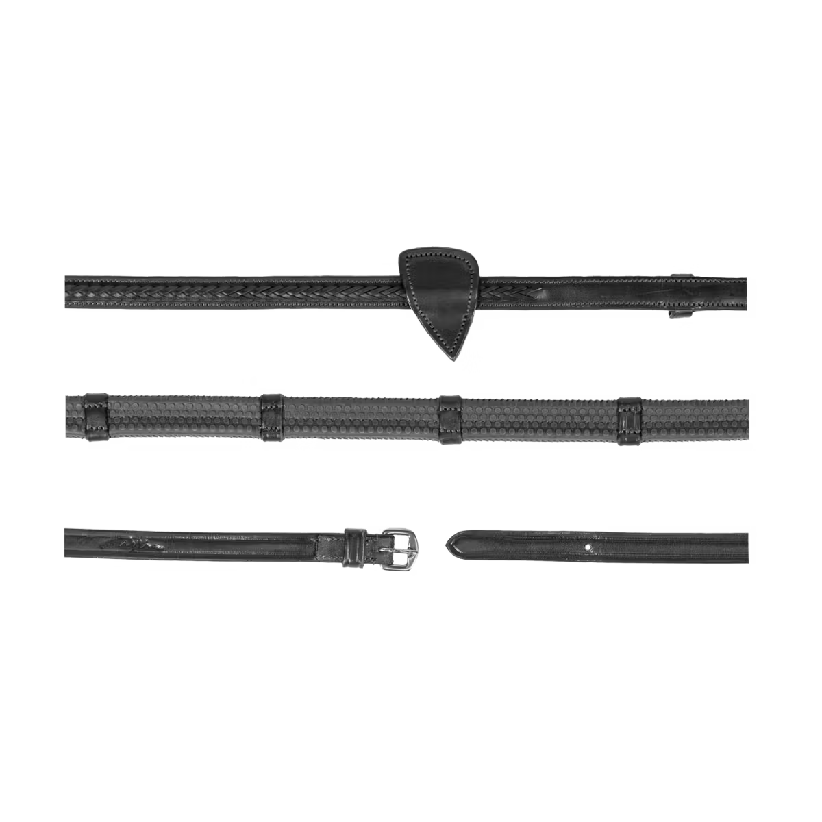 Dyon NE Gummitygel 13mm med stoppar flätad finish