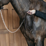 Dyon WO Flätat Lädergrimskaft med Kedja