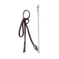 Dyon WO Flätat Lädergrimskaft med Kedja