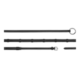 Dyon WO Rubber rein 13mm with stoppers, ring attachment