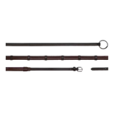 Dyon WO Rubber rein 13mm with stoppers, ring attachment