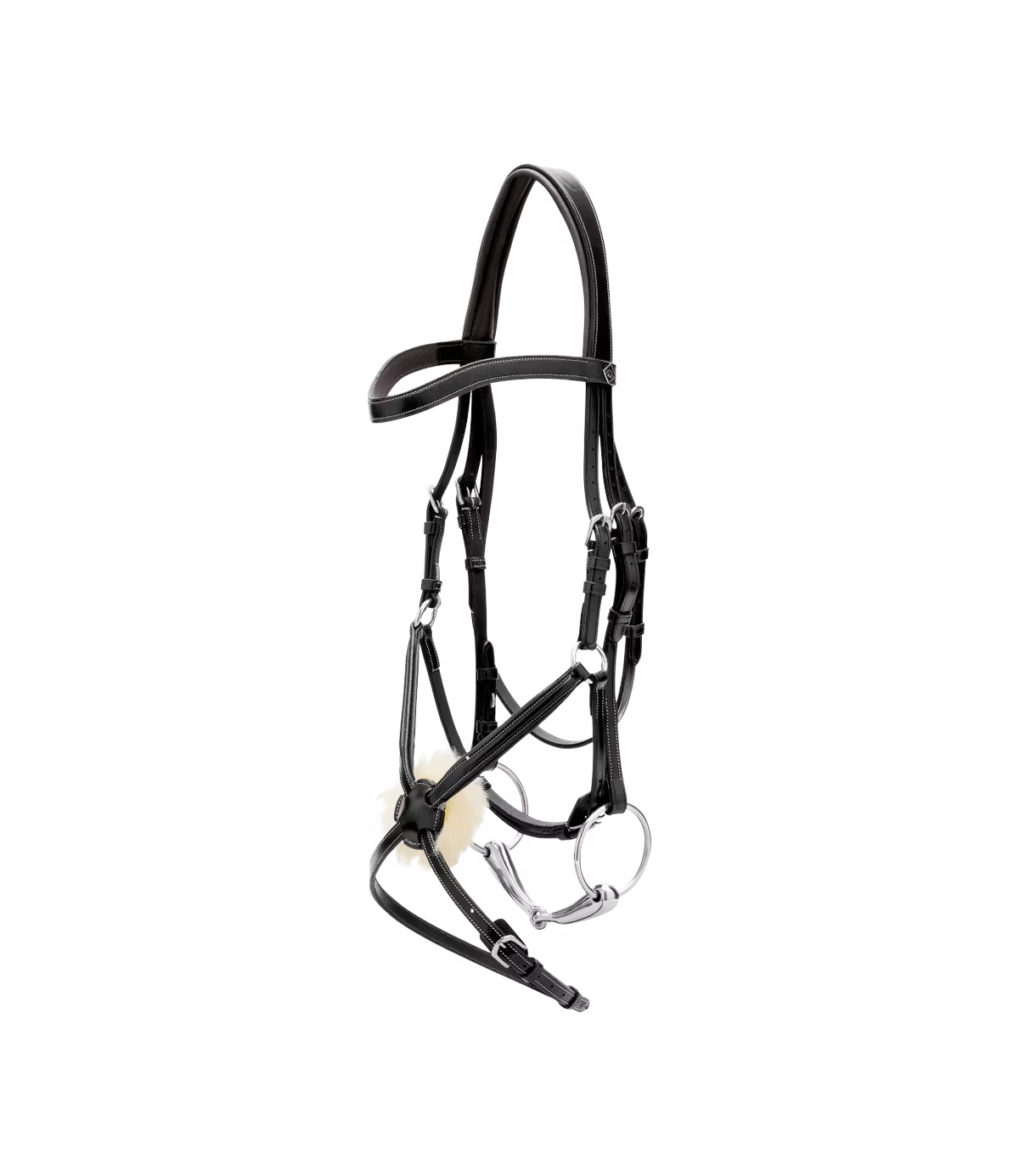 Dyon WO Bridle Mexican Noseband