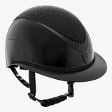 Equestro Luxury Wide Visor Ridhjälm med Strass