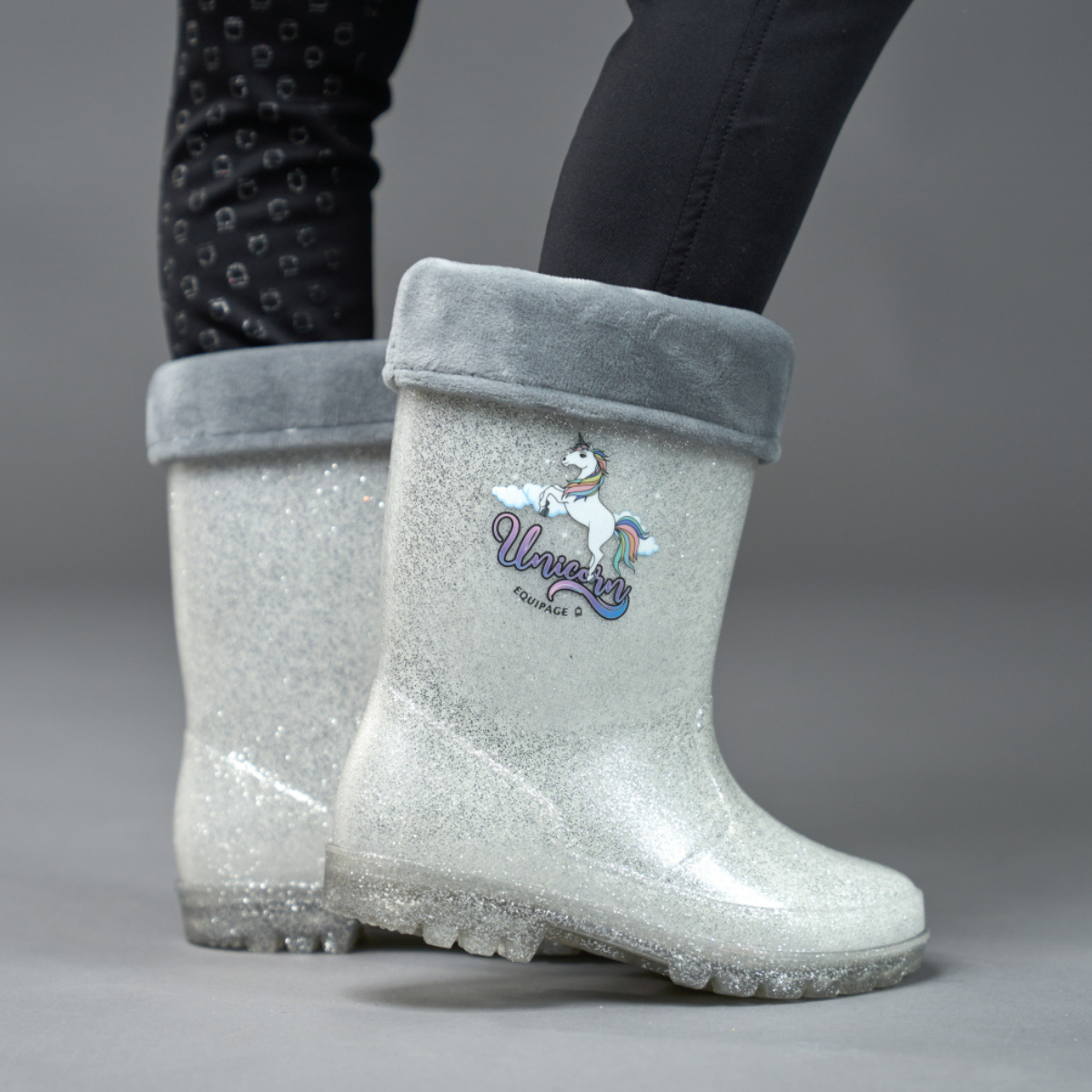 Equipage Glitter gummistövel