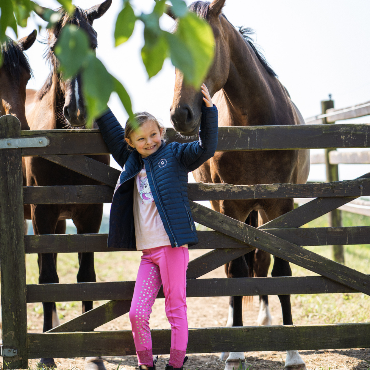 Equipage Molly Heart Ridtights Barn Full grip