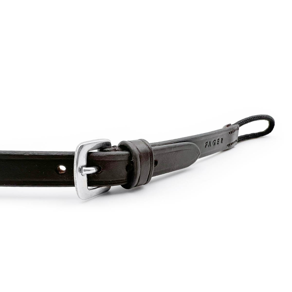 Fager Curb strap leather