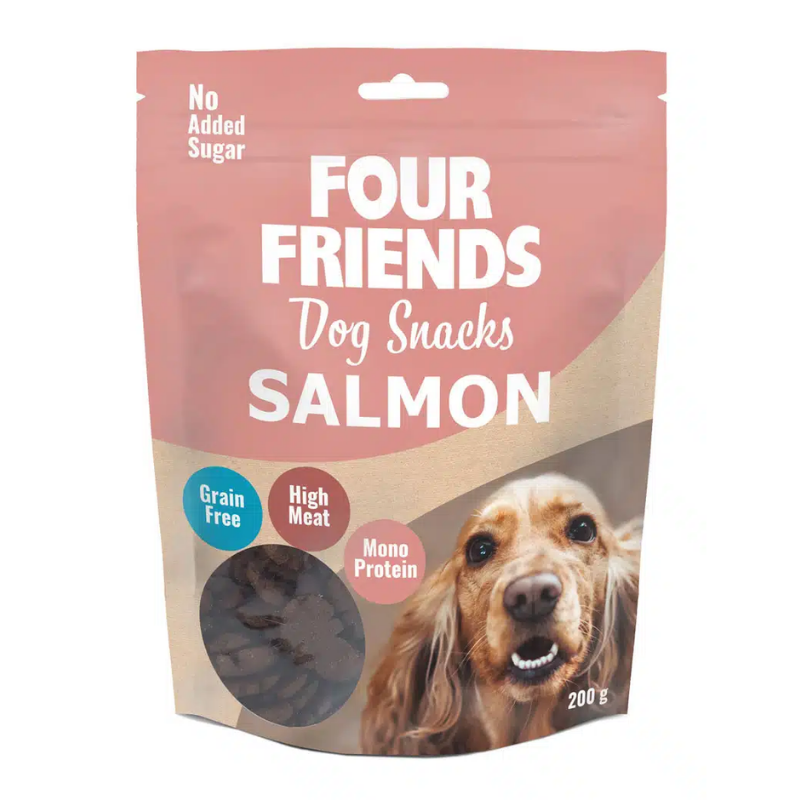 Four Friends Dog Snacks Salmon 200g