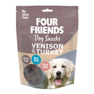 Four Friends Dog Snacks Venison & Turkey 200g