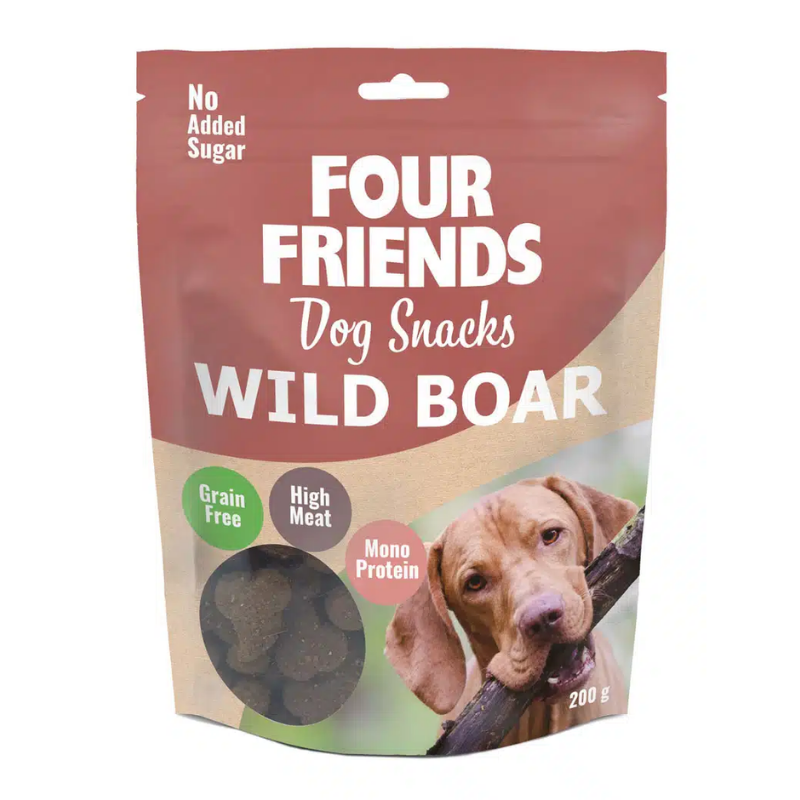 Four Friends Dog Snacks Wild Boar 200g