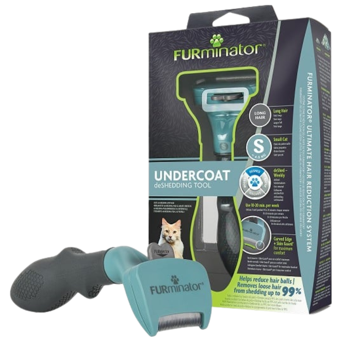 Furminator deShedding Tool Lång Päls Katt