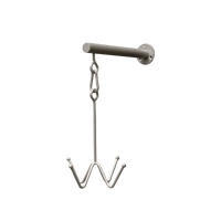 Grooming Deluxe 4-fingerkrok med Väggfäste