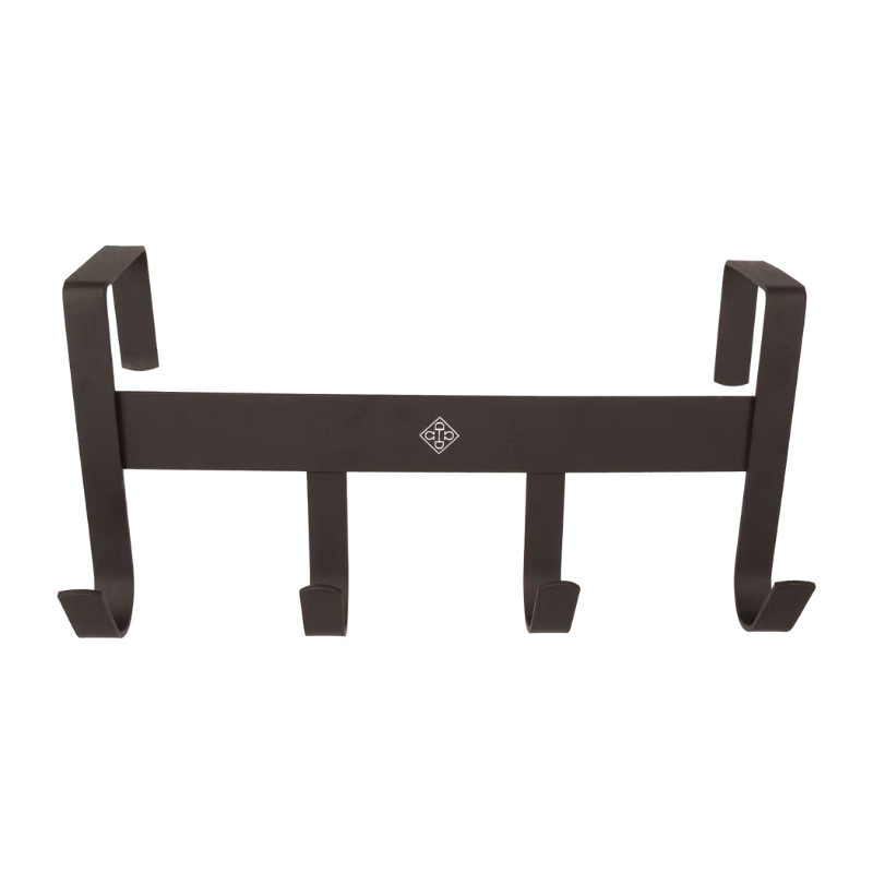 Grooming Deluxe Bridle Rack Metal with 4 Hooks Matt