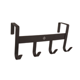 Grooming Deluxe Bridle Rack Metal with 4 Hooks Matt