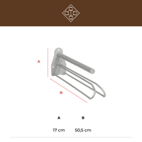 Grooming Deluxe Saddle Rack metal with saddle pad holder