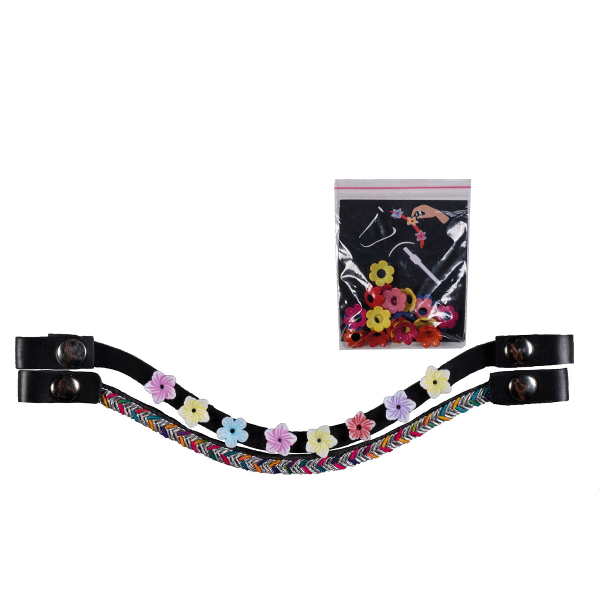 HKM Pannband till käpphästar flower