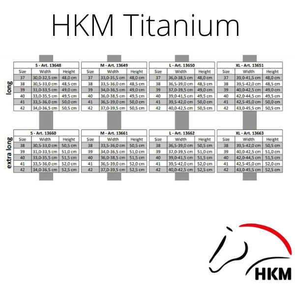 HKM Titanium Riding Boot - Black 41-42