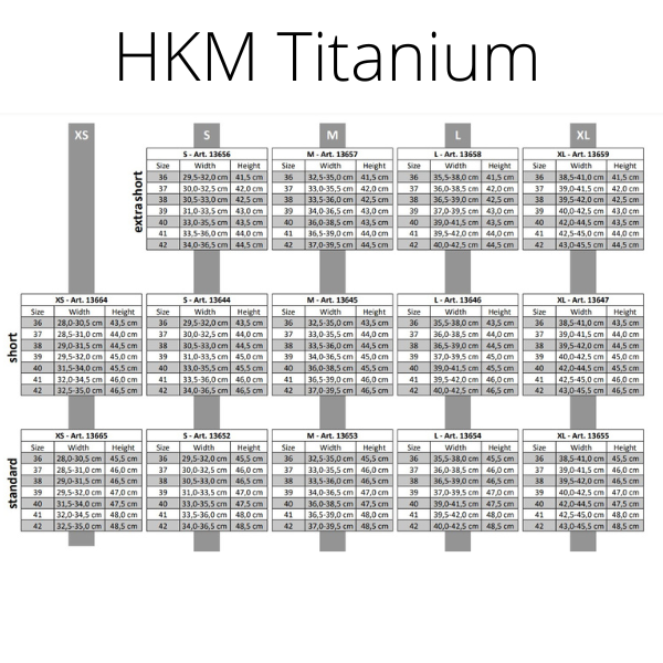 HKM Titanium Riding Boot - Black 36-37