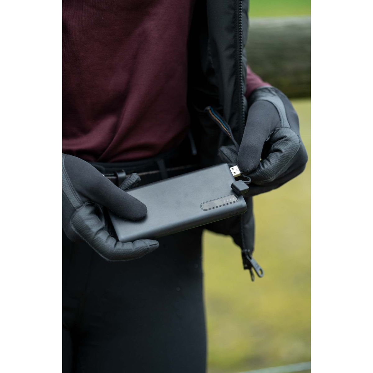 HKM Värmeväst med huva