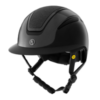 HS Mips Air Shiny Svart Ridhjälm