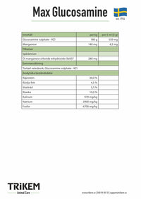 Trikem Working Dog Max Glucosamine