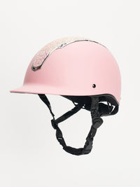 Jacson Philly Riding Helmet Mips Black/Pink Glitter