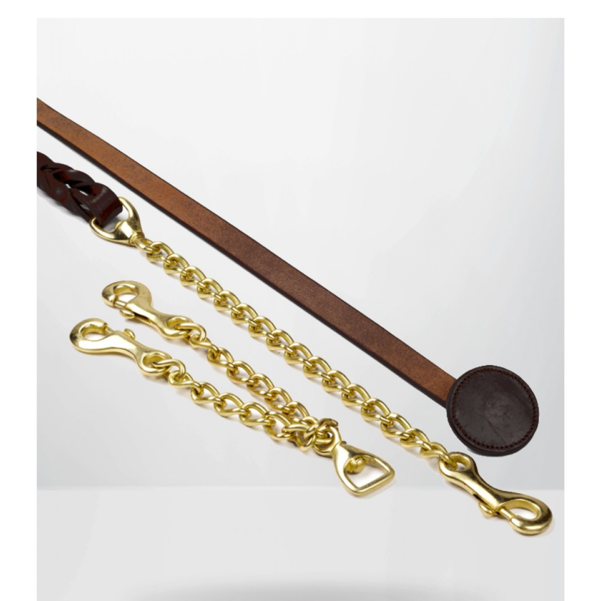 John Whitaker Leather Chain Halter