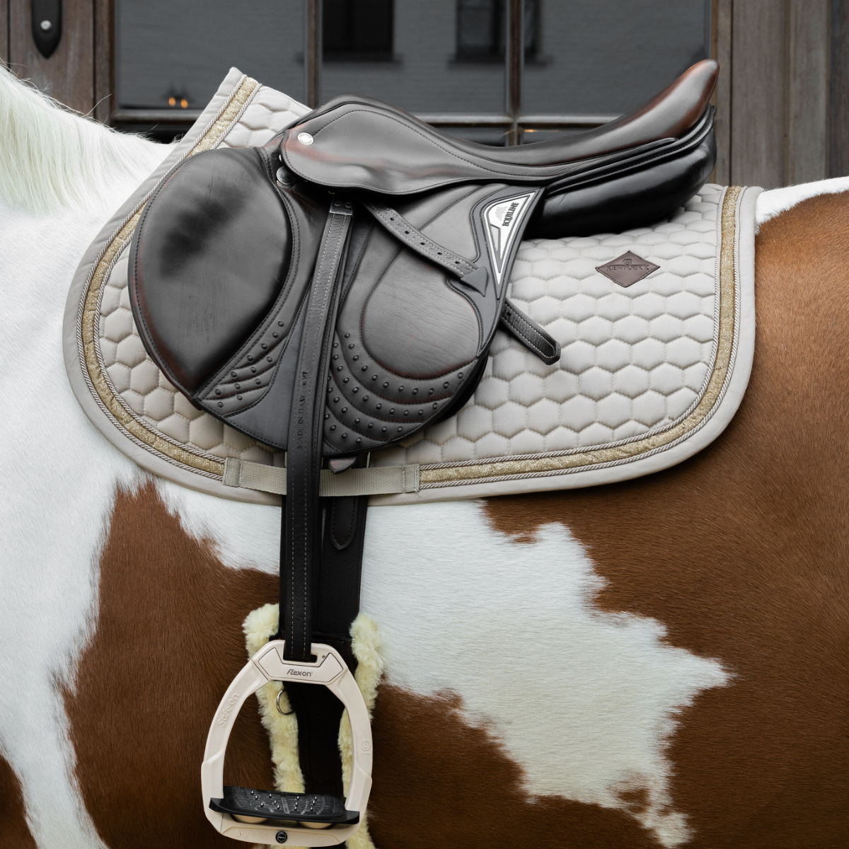 Kentucky Saddle Pad Glitter Ribbon Jump