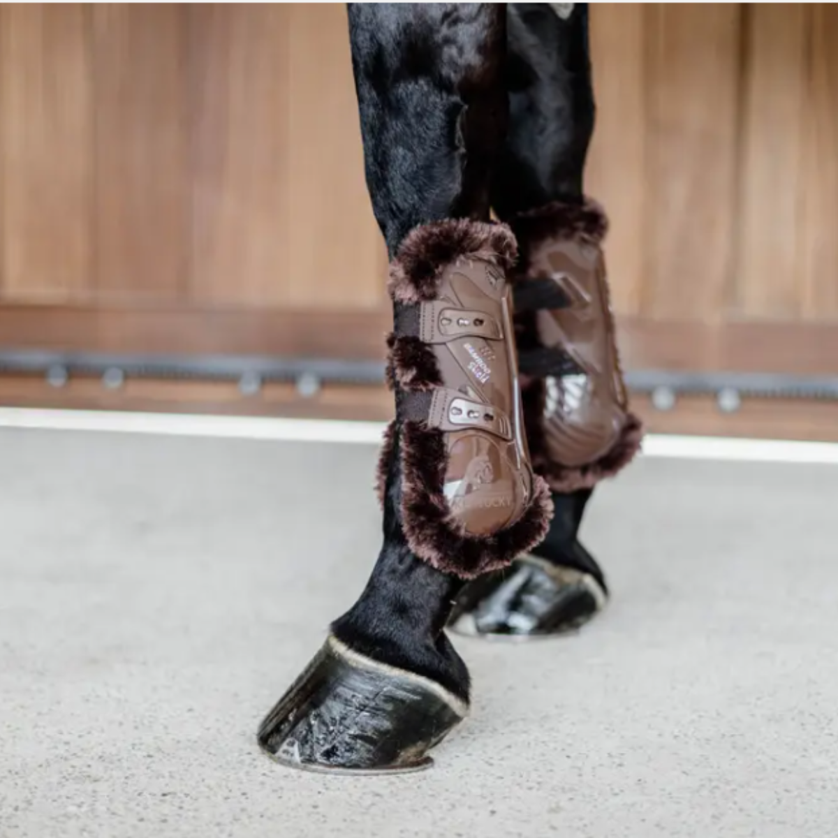 Kentucky Vegan Sheepskin Tendon Boots bamboo Elastic