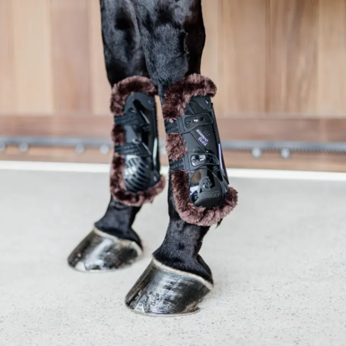 Kentucky Vegan Sheepskin Tendon Boots bamboo Elastic