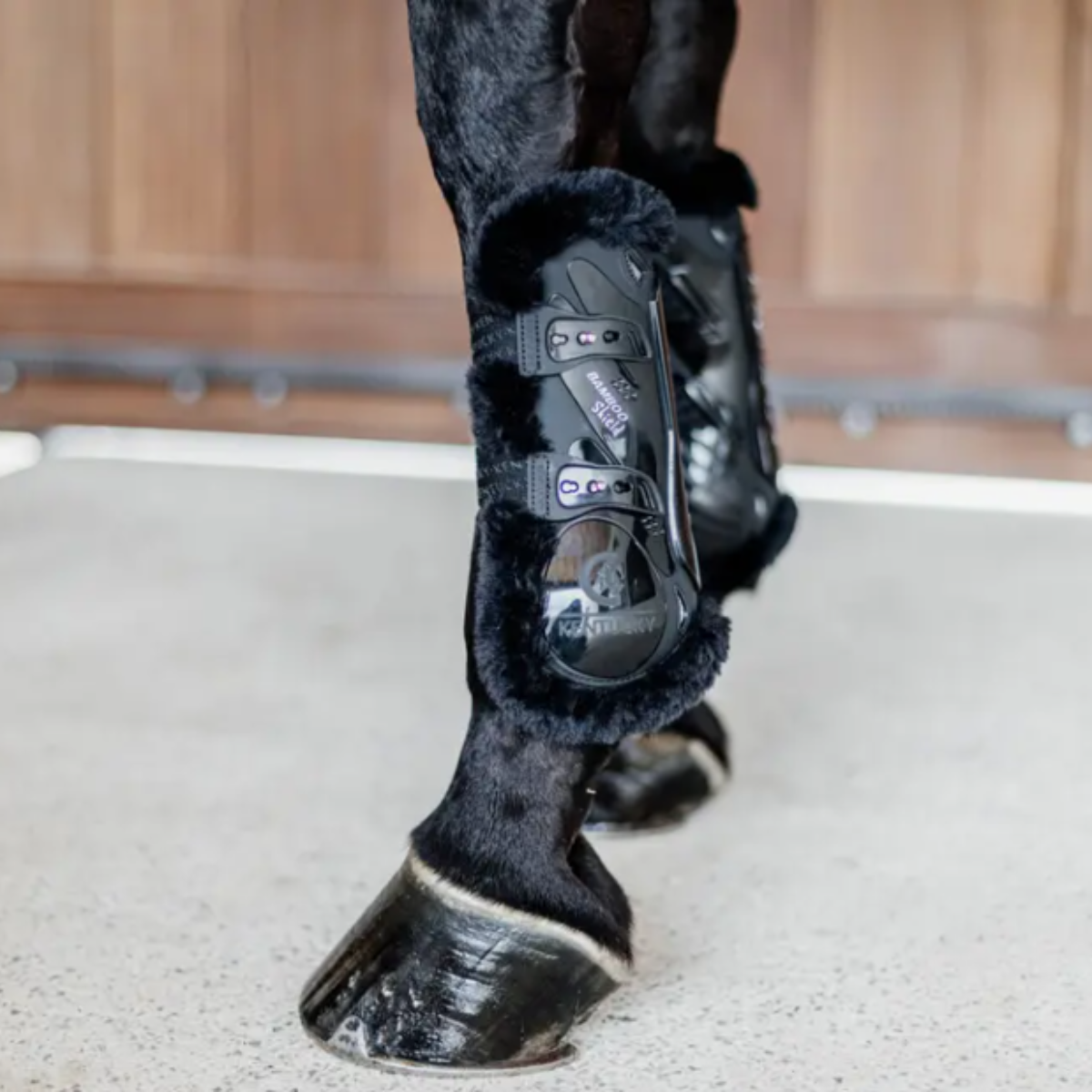 Kentucky Vegan Sheepskin Tendon Boots bamboo Elastic