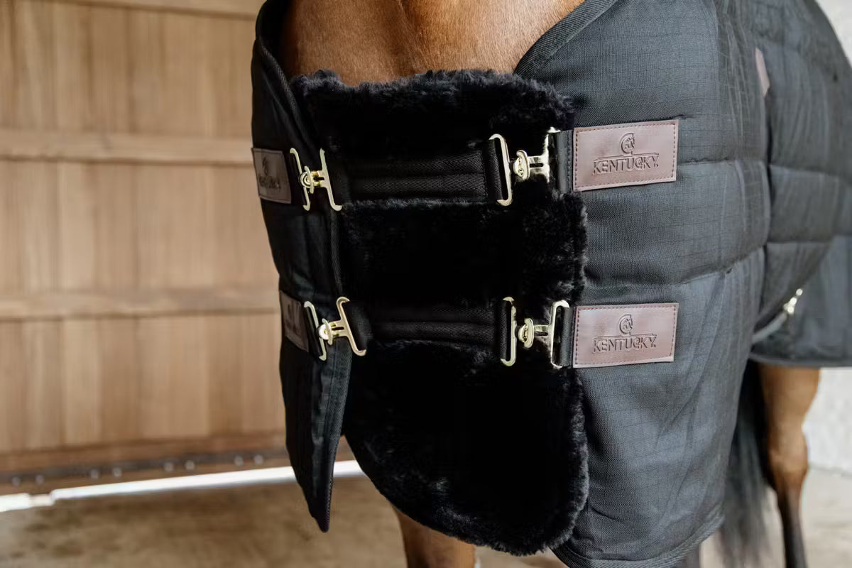 Kentucky Chest Expander Vegan Sheepskin with two buckles