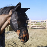 Kentucky Fly Mask Classic med öron och fransar