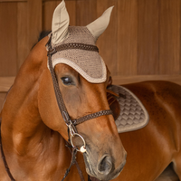 Kentucky Fly Veil Wellington Plaited Glitter soundless