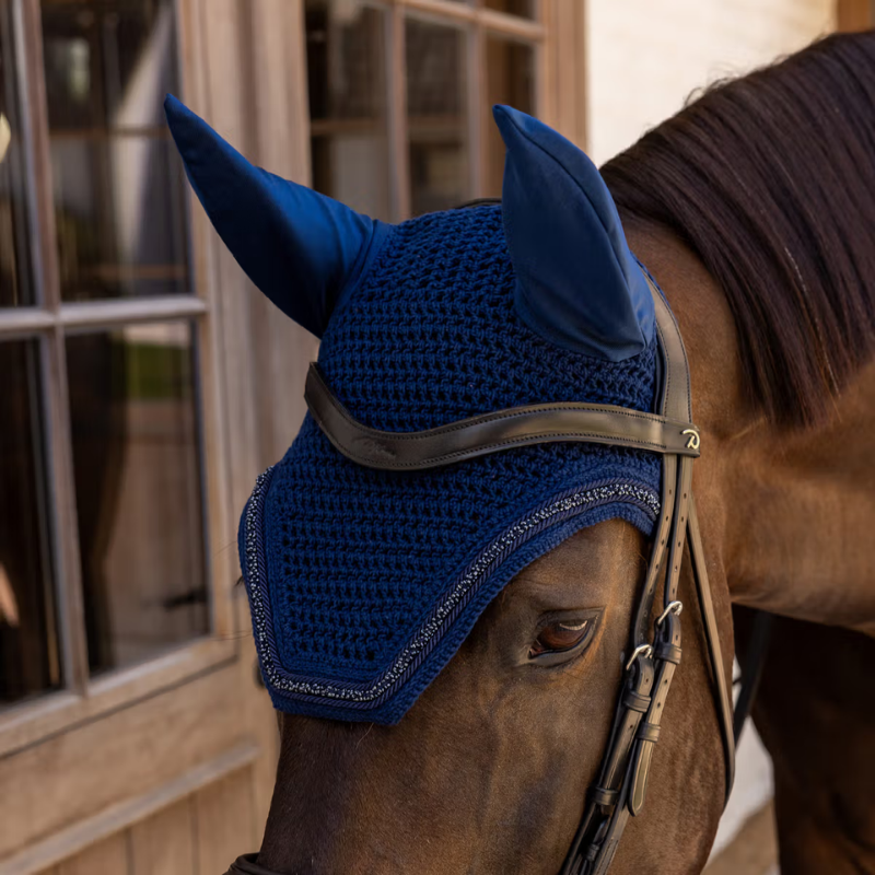 Kentucky Fly Veil Wellington Velvet Mini Pearls