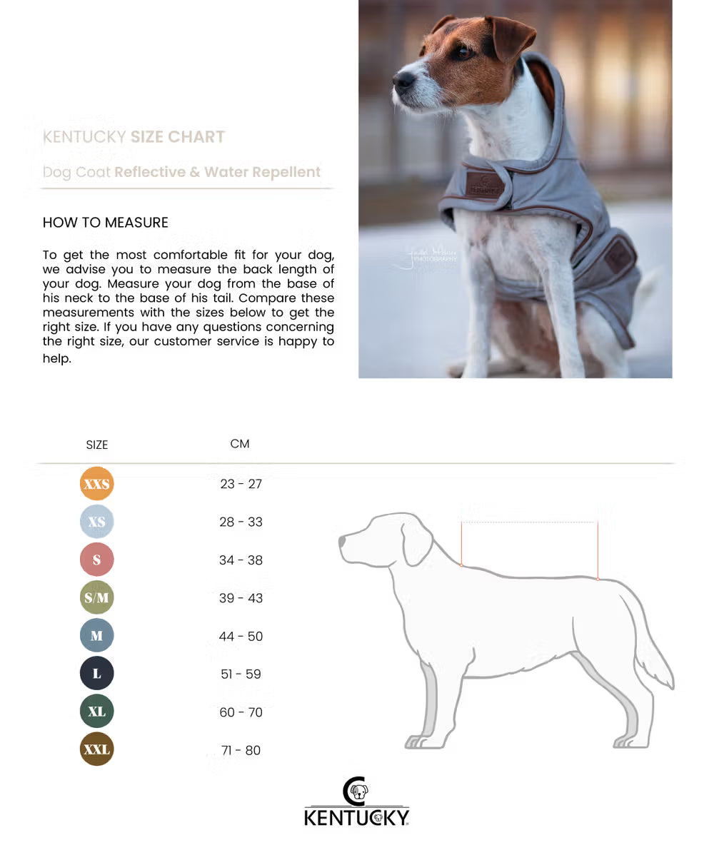 Kentucky Hundtäcke Reflective Water Repellent