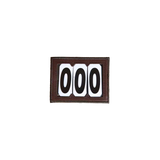 Kentucky Number Tag PVC Velcro