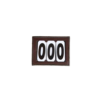 Kentucky Number Tag PVC Velcro