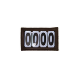 Kentucky Number Tag PVC Velcro