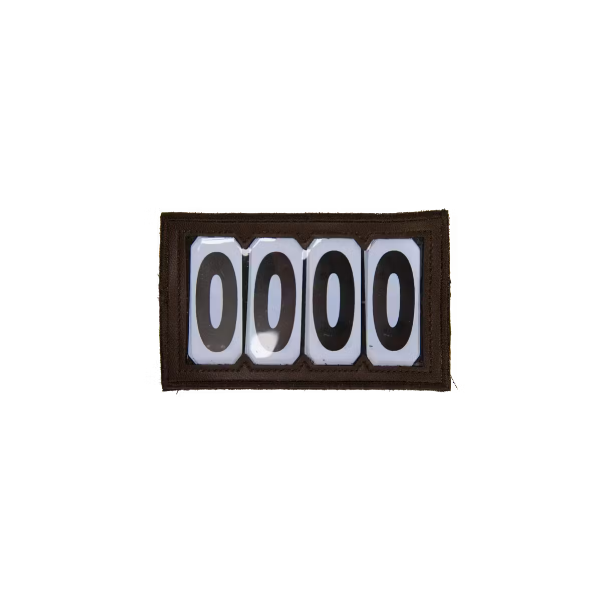 Kentucky Number Tag PVC Velcro