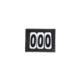 Kentucky Number Tag PVC Velcro